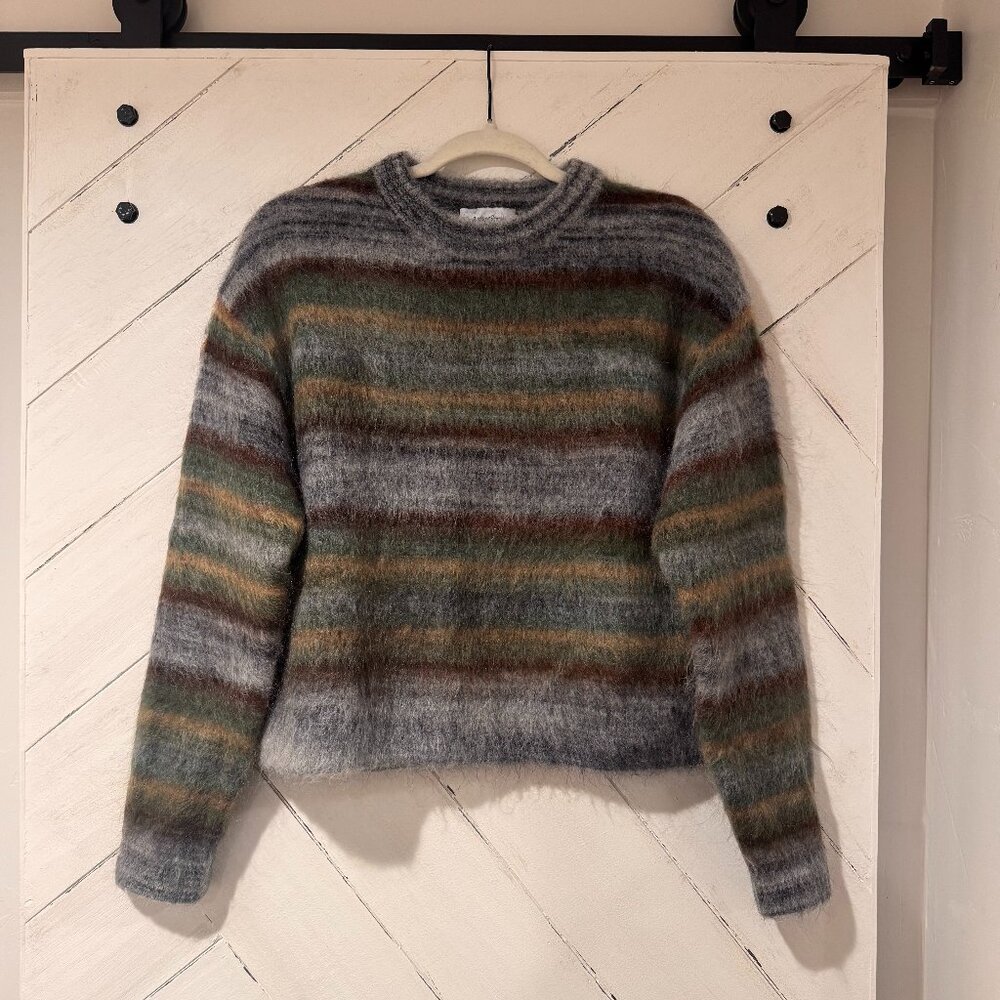 & Other Stories Striped Mohair Sweater